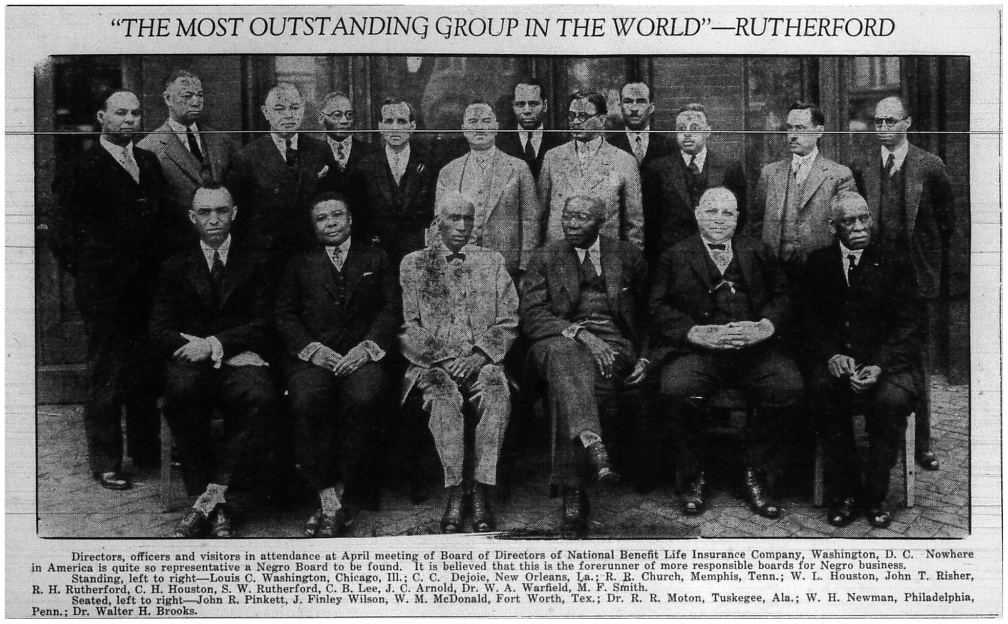 National Benefit Life Insurance Company - Jari C. Honora - Historian ...